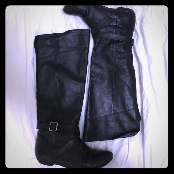 Chinese Laundry Shoes - Black knee high boots
