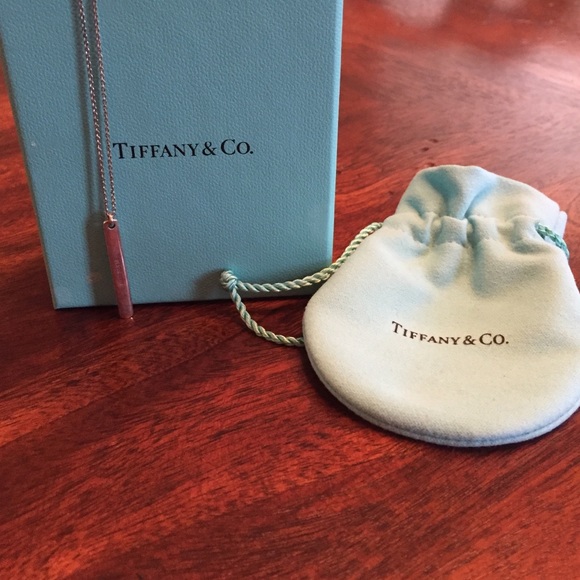 Authentic Tiffany&Co bar necklace