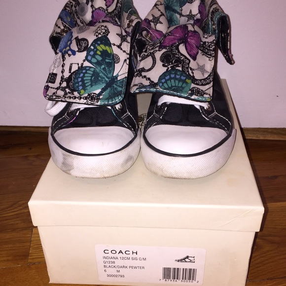 Coach sneakers. Can wear two different ways