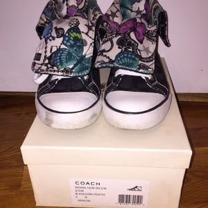 Coach sneakers. Can wear two different ways