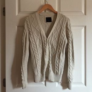 Men's Cable Knit Cardigan