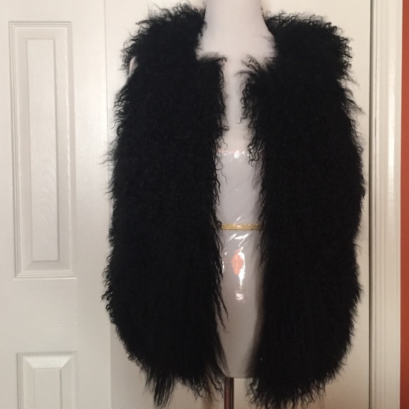 Lambs fur vest.Perfect for those cold winter days!