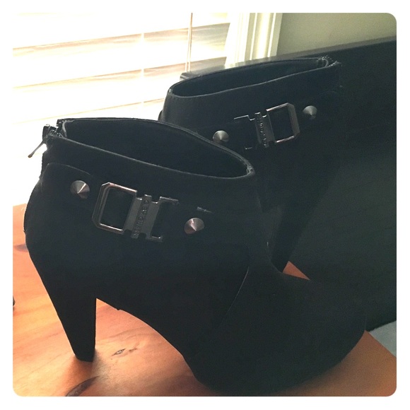 Booties by GUESS originally $40 were worn once.