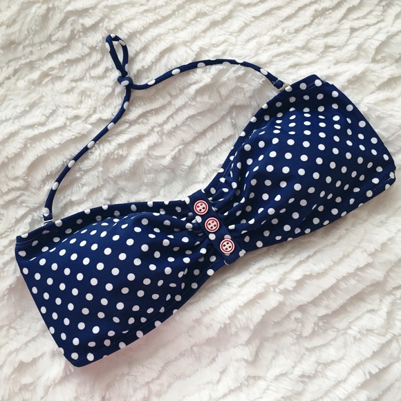 Polka Dot Bikini Top