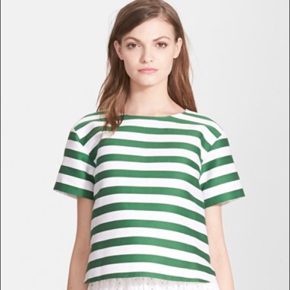 LAST CHANCE! Kate Spade Spring Stripes Crop Top