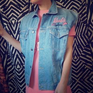 Barbie jean jacket/vest