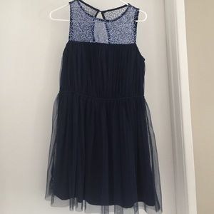 Homecoming navy blue dress