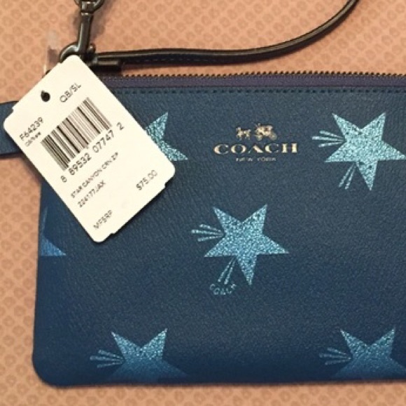 🎉HP🎉COACH Star Canyon wristlet NEW with tags - Picture 4 of 4