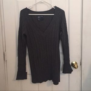 American Eagle- Cable knit V- neck sweater