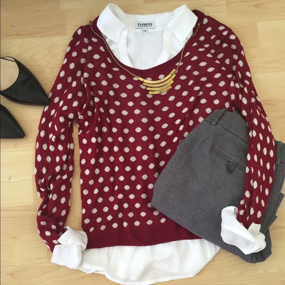 Kensie >> Polka Dot Sweater