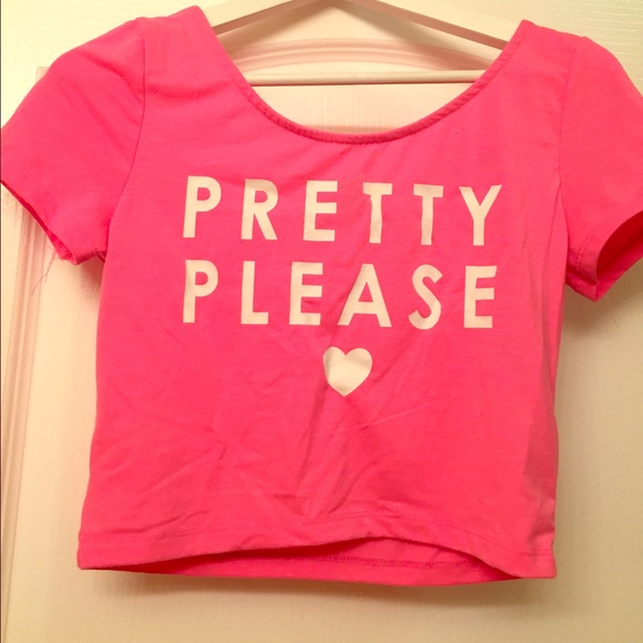 Cute Hot Pink Crop Top