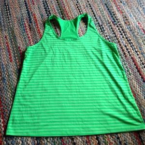 Lime green workout shirt