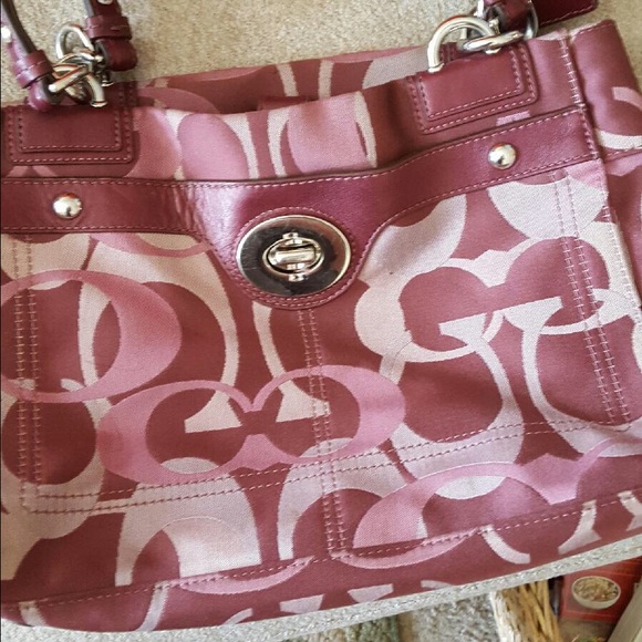 Authentic Mauve Couch Purse