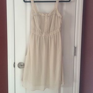 Cream colored dress