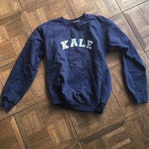 Asos KALE Beyoncé sweatshirt sweater crewneck navy