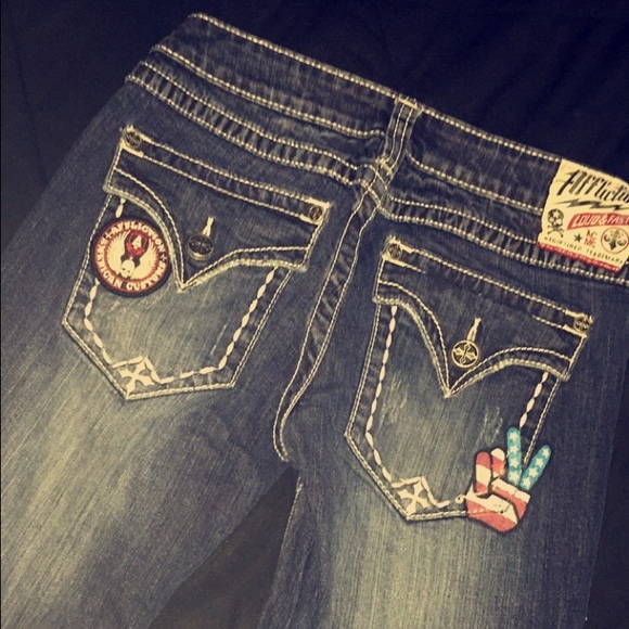 Affliction boot cut jeans brand new