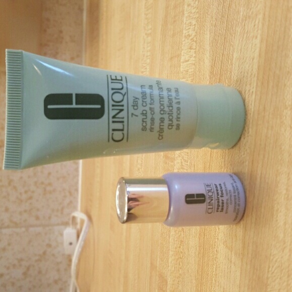 Facial scrub and moisturizer