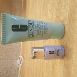 Facial scrub and moisturizer