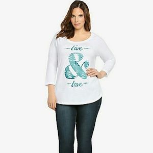 Torrid live & love long sleeve