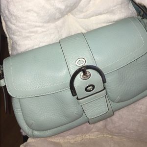 Coach leather purse