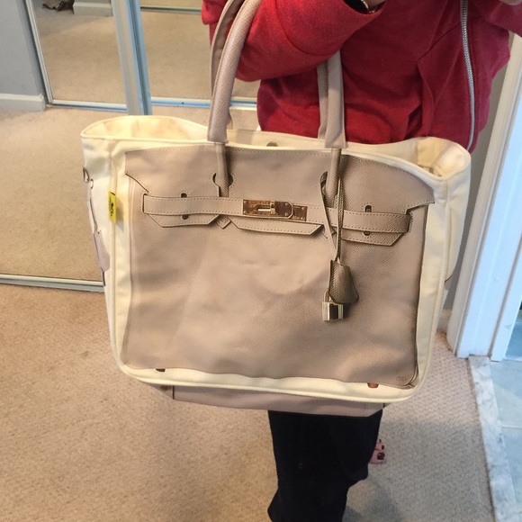 Banana Taipei bag  grey "Hermes" tote