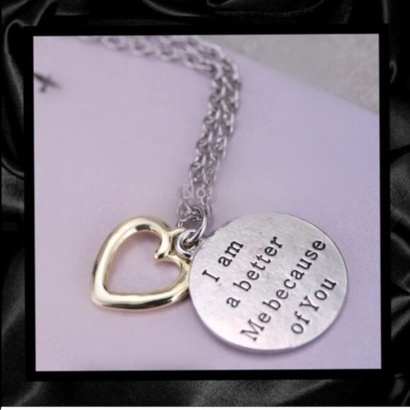 New Gold and White Gold ❤️Friendship❤️ necklace - Picture 3 of 3