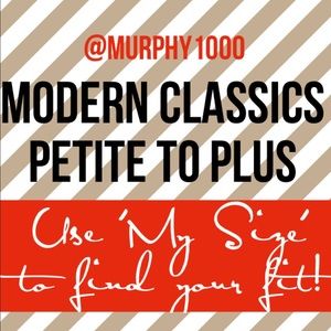 Everything from petite to plus sizes