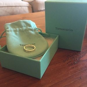 Tiffany & Co. 1837 Narrow Silver Ring