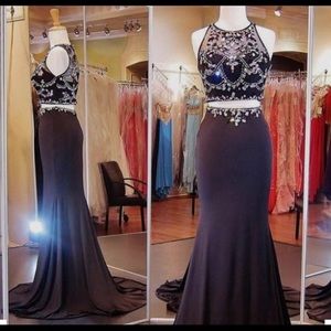 Two-Piece Prom Dress