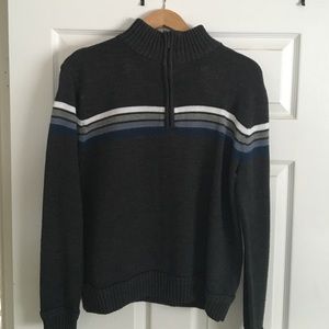 1/4 zip sweater.