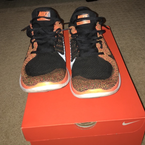 Nike 4.0 Flyknit orange/black