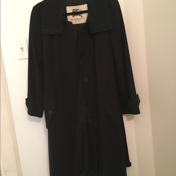 BURBERRY women's wool coat. NEVER WORN. Size 14. - Picture 3 of 3