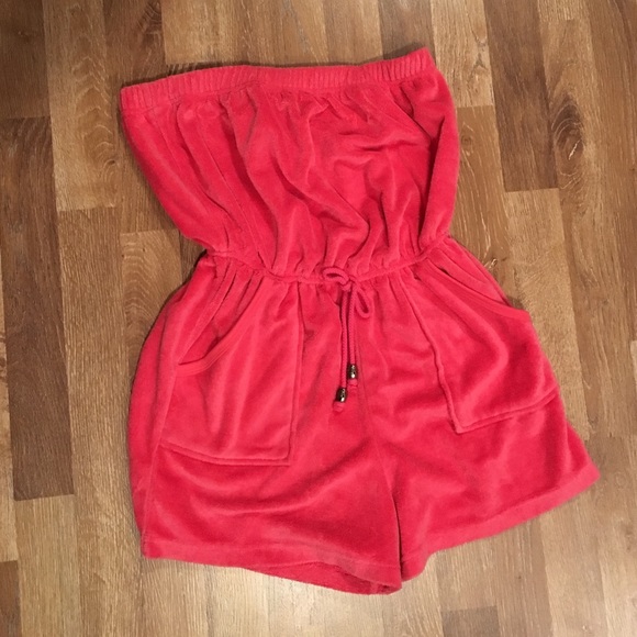 Super soft terry romper!