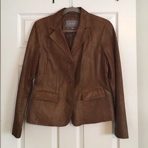 Women's suede jacket.
