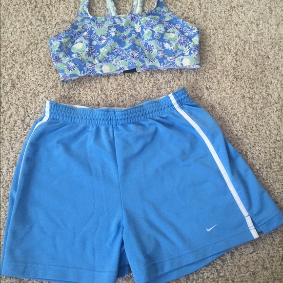 Nike shorts and with In Sport sports bra bundle.