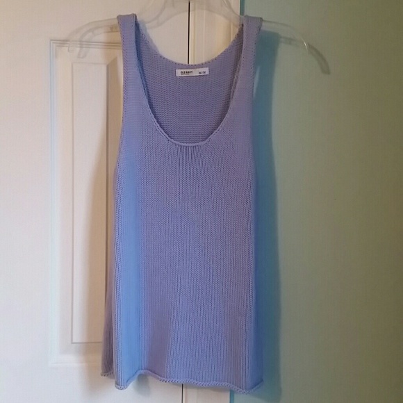 Heavyweight knit cotton tank