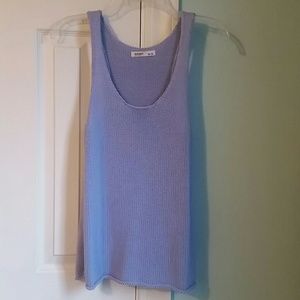 Heavyweight knit cotton tank