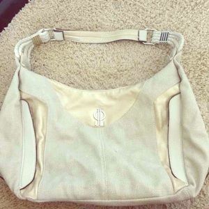 Jennifer Lopez cream purse