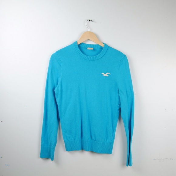 Hollister Teal Sweater