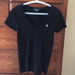 Polo v-neck tee