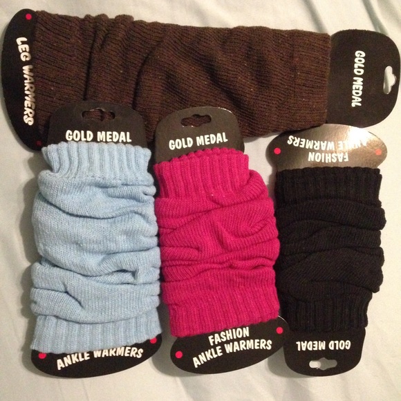 Leg and ankle warmers bundle