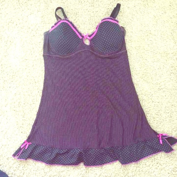 Black pink lingerie