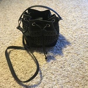 Small, black tote bag