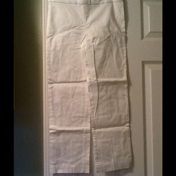 White capri pants