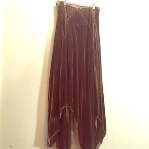 Double D Ranchwear velvet skirt