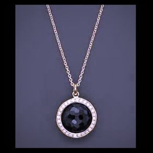 Ippolita Gold and Diamond Onyx Necklace