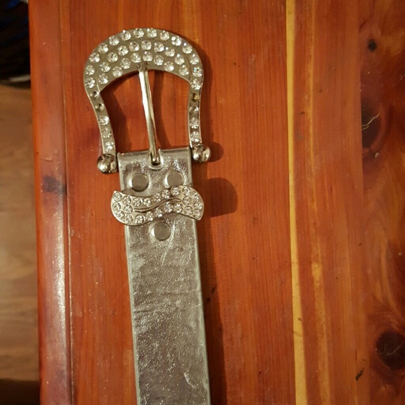 Sequin silver belt - Picture 1 of 4