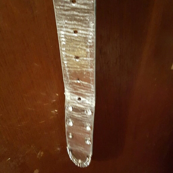 Sequin silver belt - Picture 3 of 4