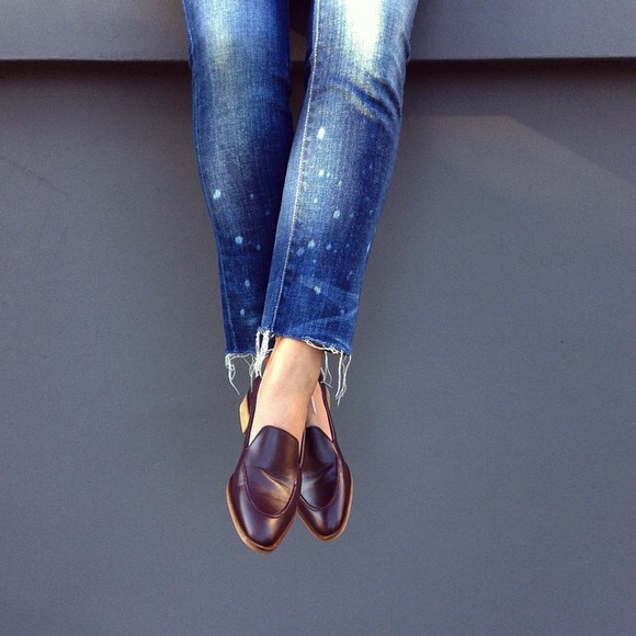 Everlane Modern Loafer in Burgandy