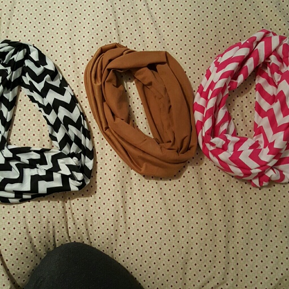 Infinity scarves.